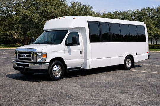 18-passenger mini coach available for charter in Chicago, IL