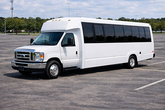 25-passenger mini coach available for charter in Chicago, IL